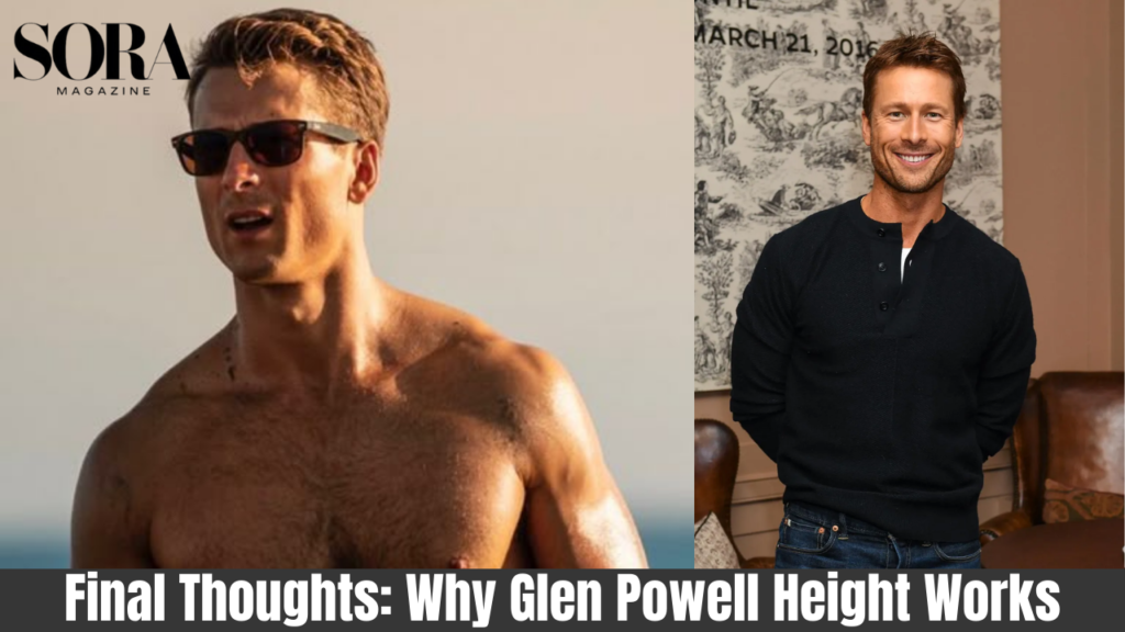 glen powell height