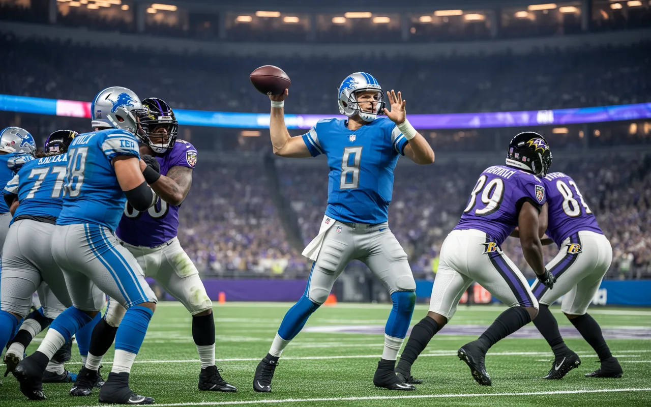 Detroit Lions vs Baltimore Ravens Match Player Stats | In-Depth Analysis